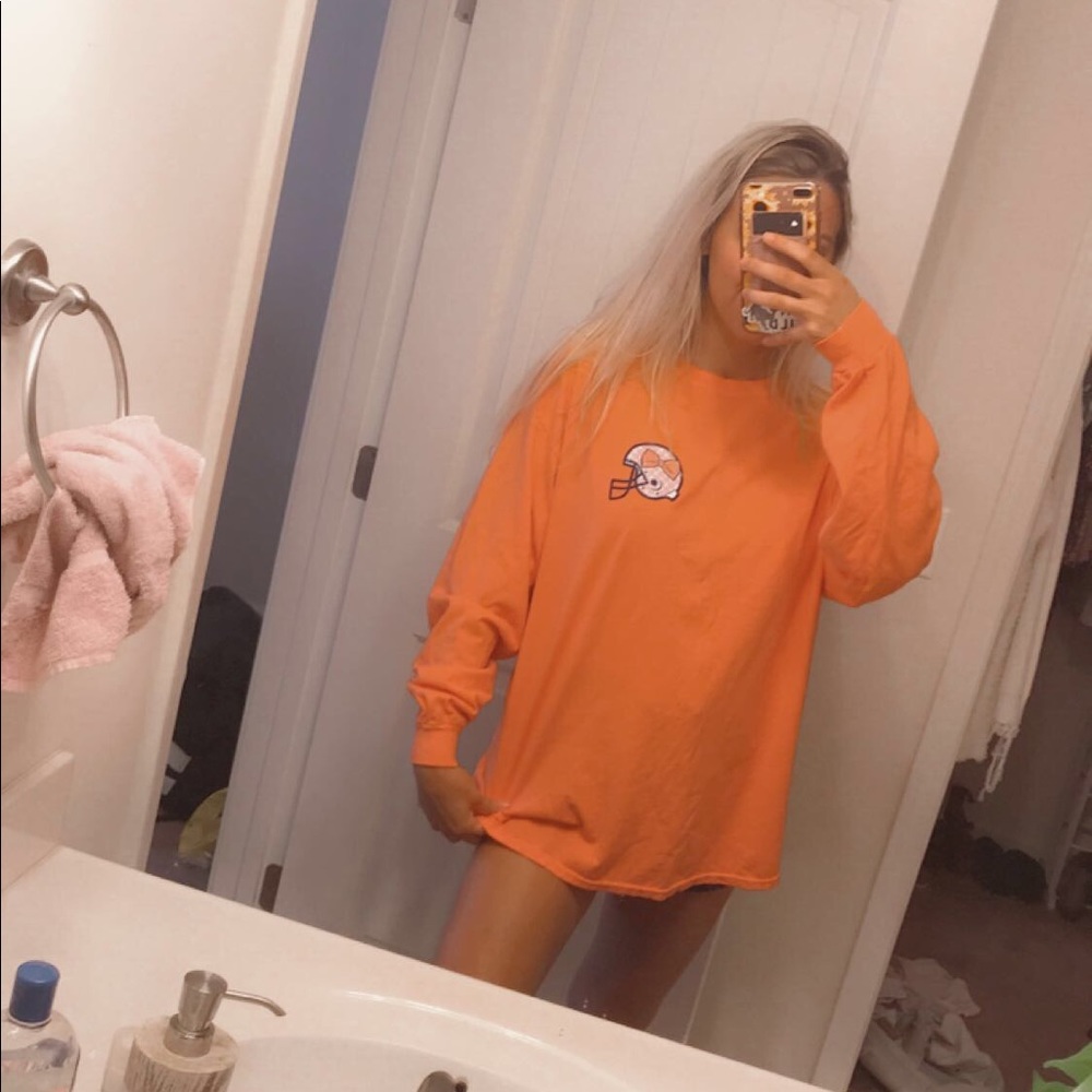 Oversized football long sleeve tee - Picture 3 of 7